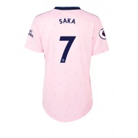 Arsenal Bukayo Saka #7 Fotballklær Tredjedrakt Dame 2022-23 Kortermet